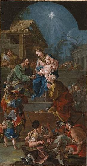 unknow artist Adoration of the Magi oil painting picture
